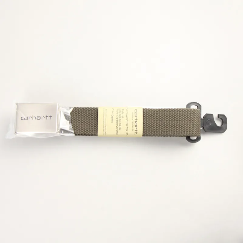 Carhartt WIP Clip Belt Chrome - Cypress